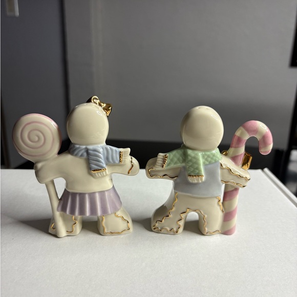 Lenox Gingerbread Boy & Girl Salt & Pepper Shaker Set - Picture 4 of 7